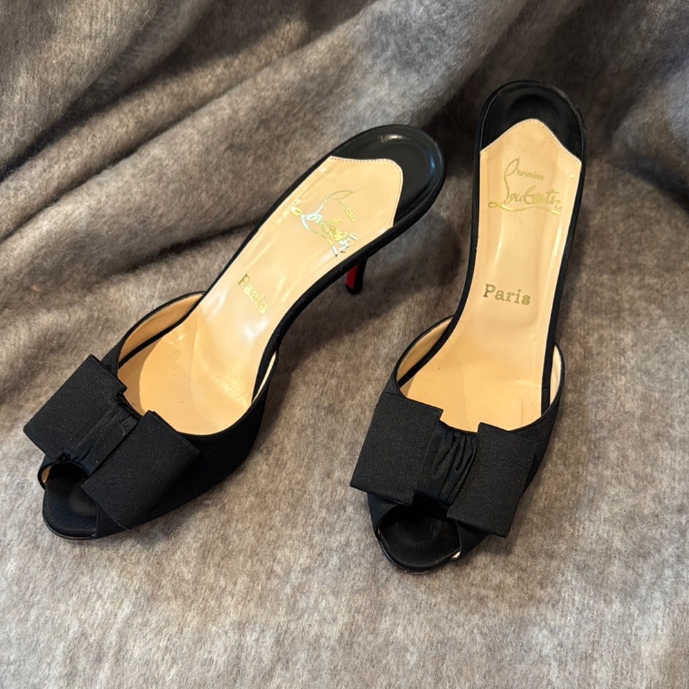 Christian Louboutin Joli Noeud Slide Heels